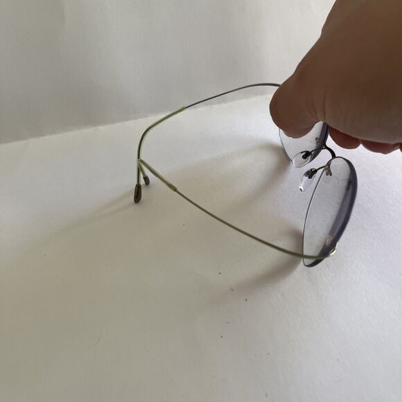 Silhouette Eyeglasses Rimless Designer Frames Only Grey 51-17-140 - Picture 4 of 5